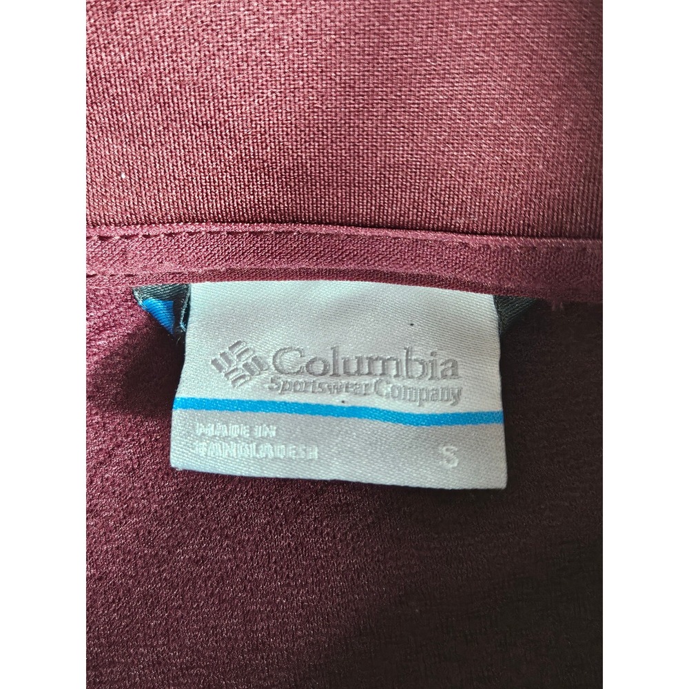 Columbia Womens North Loop‎ Full Zip Quilted Jacket Maroon Size Small - Picture 4 of 7